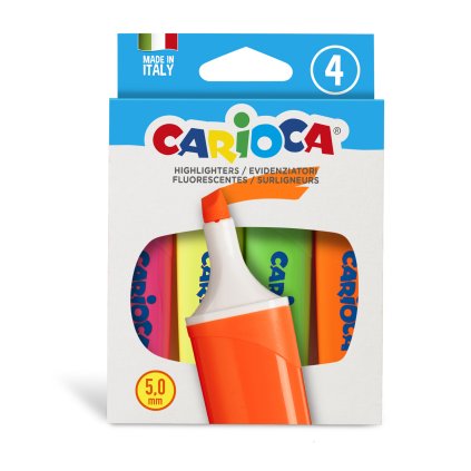 42870 CARIOCA Highlighters Memolight Box 4 pcs