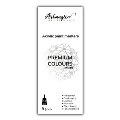 116 1 white extra fine tip 5 pcs