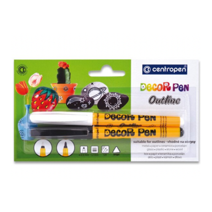 402 1 decor pen outline bily cerny