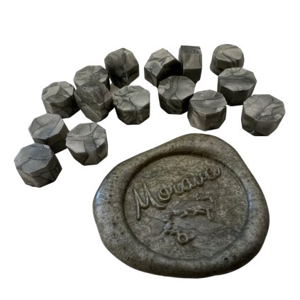 1407 pecetni vosk metalicka stribrna