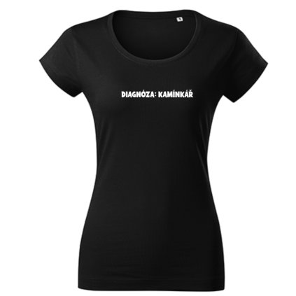 Merch tričko černé Diagnóza: Kamínkář (Velikost oblečení XL)