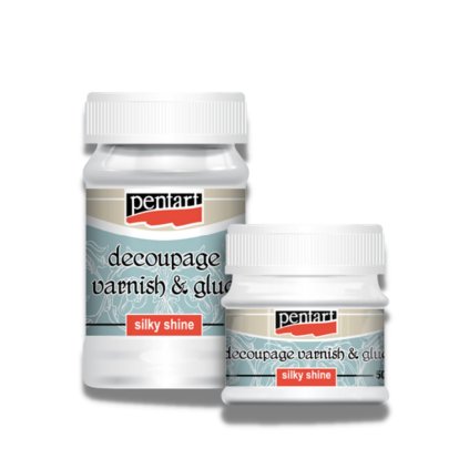 2636 pentart lak a lepidlo na decoupage silky and shine 50 ml