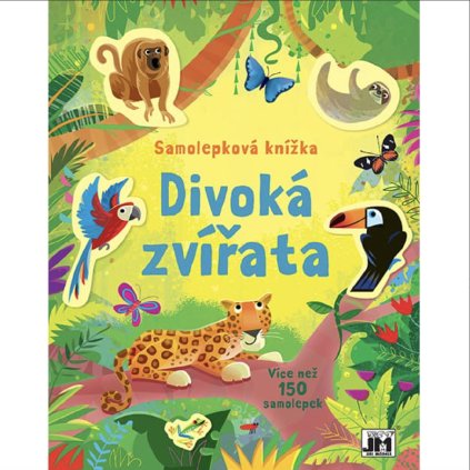 Samolepková knížka divoká zvířata