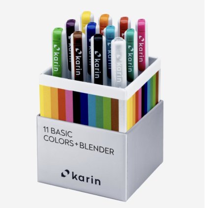 Karin real brush 11 základních barev a blender