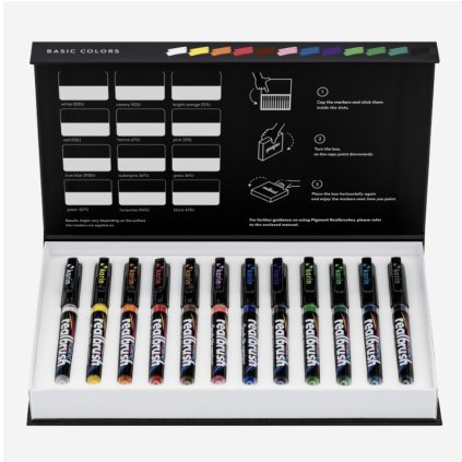 Real brush pigment 12 ks
