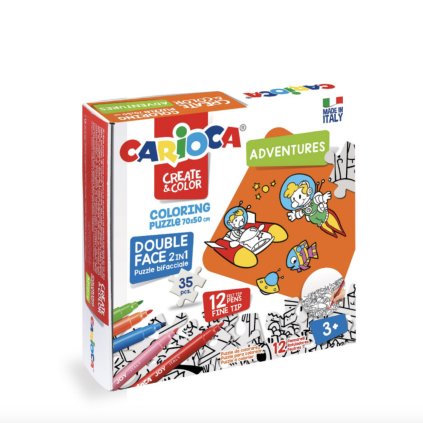 Carioca vybarvovací puzzle