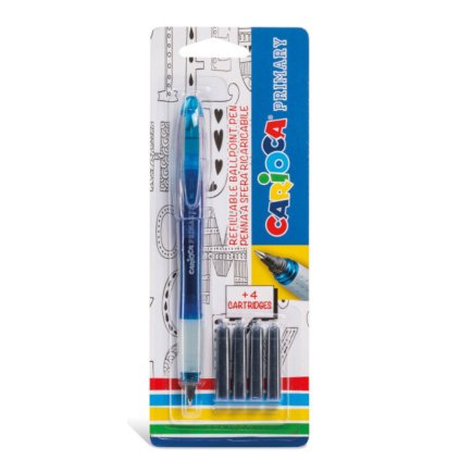 Carioca Primary plnitelné pero + 4 náplně