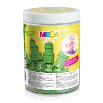 MEGA písek - zelený 1kg