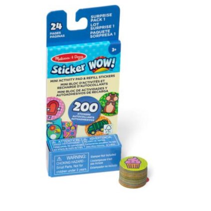 Sticker WOW! MINI knížka s náplní do razítkovače - Překvapení