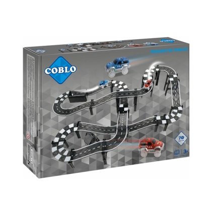 Coblo Racebaan Zwart Racetrack 70 stuks 8720938018114 1