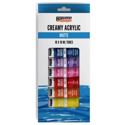Pentart - sada akrylových barev 10 x 16 ml