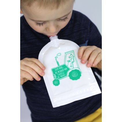 DOMKY Plnitelná kapsička traktor