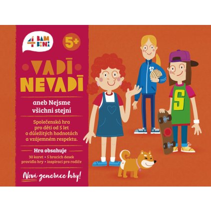 Společenská hra - 4Bambini - Vadí nevadí! aneb Nejsme všichni stejní - nová generace