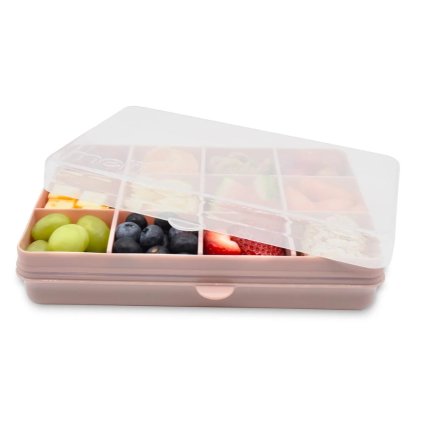 Melii Snackle Box krabička na svačinu 1368 ml - růžová