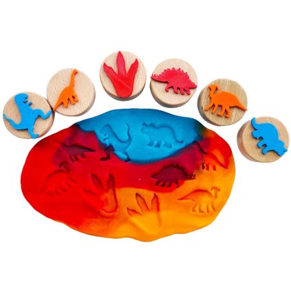 eng pl ChildGen Wooden Stamps DINOSAURS 249 5
