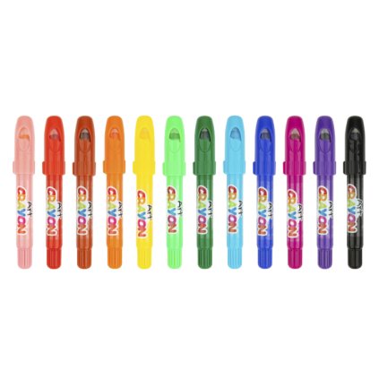 TookyLand - Hedvábné pastelky - 12 barev