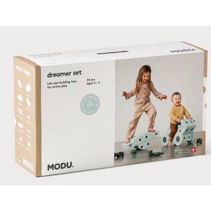 MODU - Stavebnice Dreamer Set Ocean Mint / Forest Green