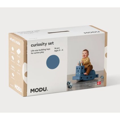 MODU - Stavebnice Curiosity Set Deep Blue / Sky Blue