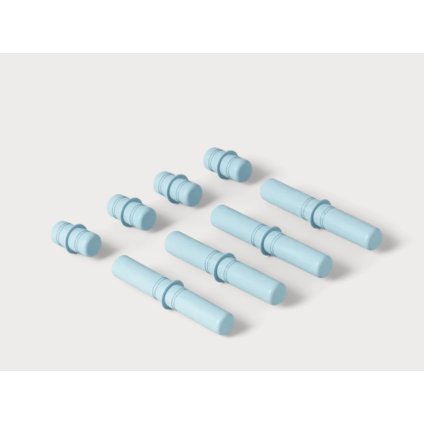 MODU - Konektorové kolíky - 8 ks Sky Blue
