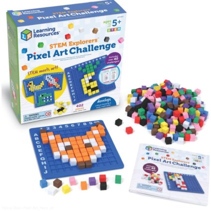 3977 learning resources stem explorers pixel art challenge