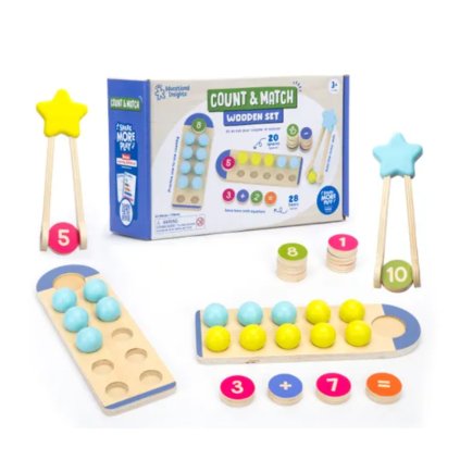 3995 2 learning resources drevena sada pro pocitani a prirazovani
