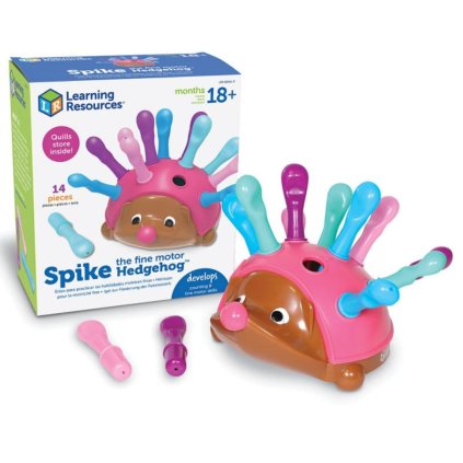 4064 3 learning resources jezek pro jemnou motoriku ruzovy