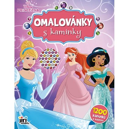0008025 omalovanky s kaminky disney princezny