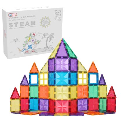 4211 2 mntl magneticka stavebnice animal paradise 120 ks