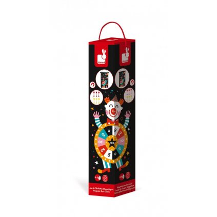 Magnetický terč a šipky bez hrotů - Janod - Cirkus