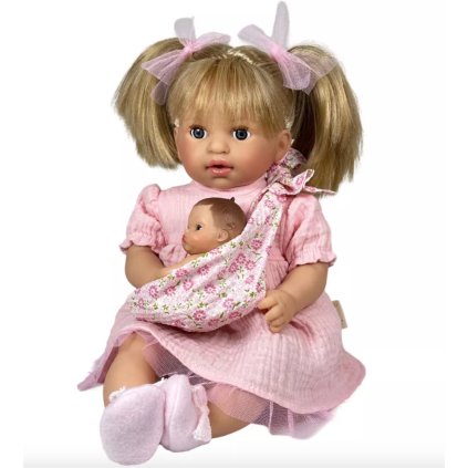 4358 2 nines d onil realisticka rucne vyrobena panenka alex s miminkem