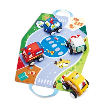 4370 2 e0076k pull back plush car set