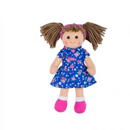 Měkká panenka  - Bigjigs Toys - Hollie - 28 cm