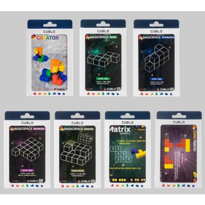 Cublo - Hrací karty k Soma cube (Design Matrix)