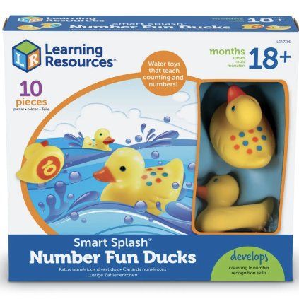 4706 learning resources chytre cislicove kachnicky do vody 10 ks