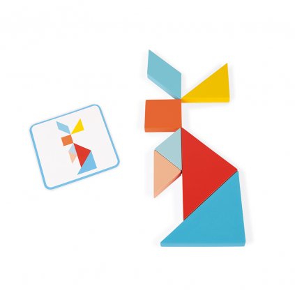 Montessori hračka - Janod - Tangram