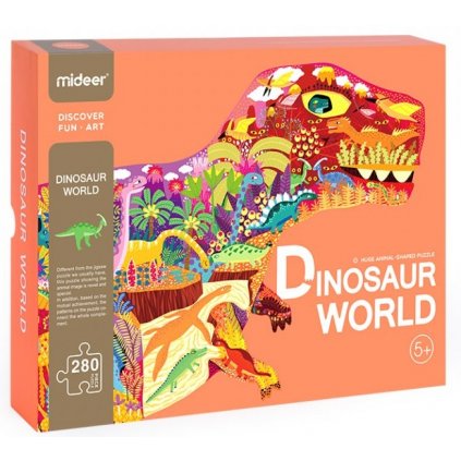 Designové puzzle - Mideer - Dinosaurus - 280 dílů