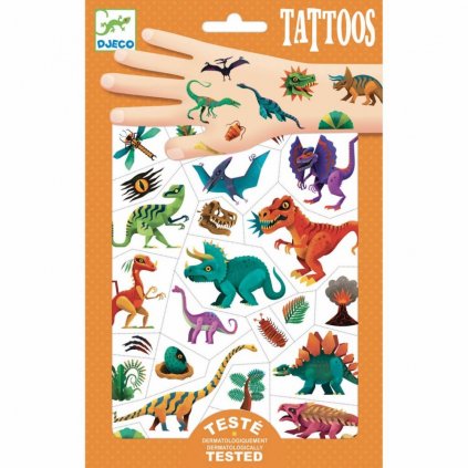 Tetování - Djeco - Dinosauři