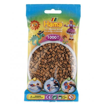 Zažehlovací korálky  - Hama- hnědé - 1.000KS