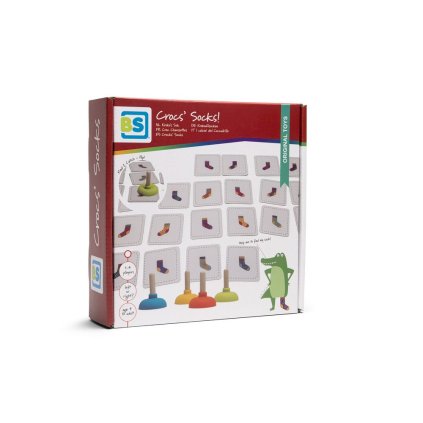 BS Toys - Ztracené ponožky - Zábavná postřehová hra pro menší děti
