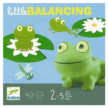 Djeco - Balanční hra pro nejmenší - Lekníny a žabky