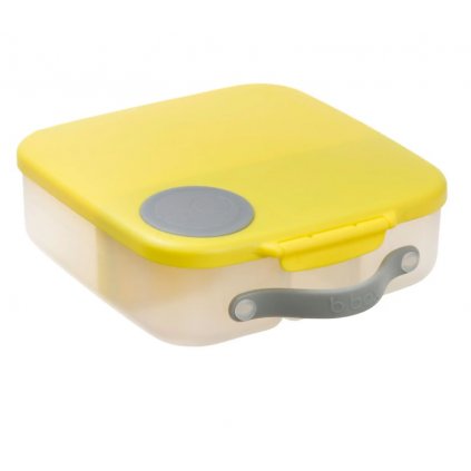 Svačinový box - B.box - velký - žlutý/šedý