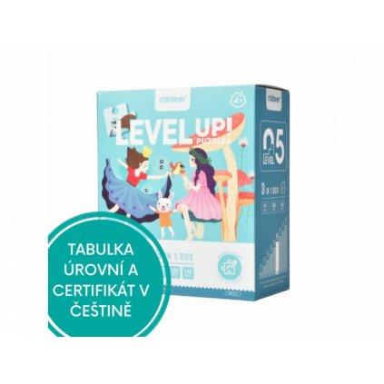 Puzzle s pytlíčky na uložení a certifikátem - Mideer - LEVEL 05 - Kouzelný svět