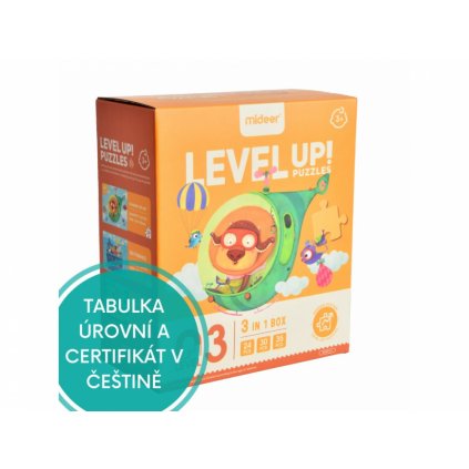 Puzzle s pytlíčky na uložení a certifikátem - Mideer - LEVEL 03 - Cestování