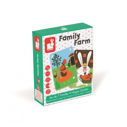 Janod - Karetní hra - Rodinná farma