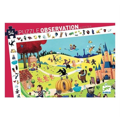 Djeco - poznávací puzzle - pohádkové bytosti