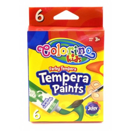 Colorino - Temperové barvy v tubě - 6 ks