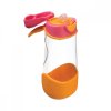 b.box - Sportovní lahev 450 ml - růžová/oranžová
