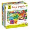 Ludattica - Oboustranné puzzle pro nejmenší Dinosauři - baby puzzle