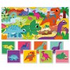 Ludattica - Oboustranné puzzle pro nejmenší Dinosauři - baby puzzle