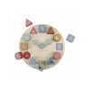LITTLE DUTCH hodiny puzzle s kostkami dřevěné